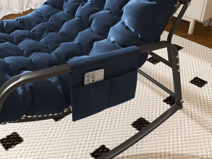 Rocking Chair With Storage, Cushions & Armrests