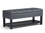 Dark Gray / Faux Leather
