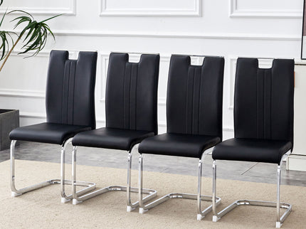 Bow Shaped Chairs, Ergonomic Design, Non Slip Base