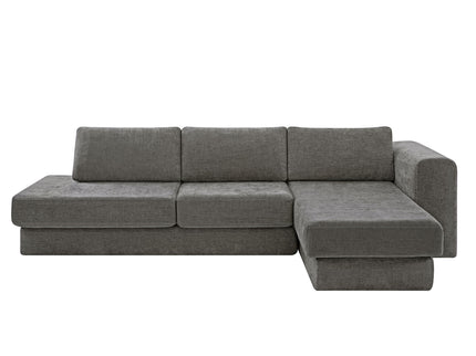 L-Shaped Modular Sofa With Double Layer Cushion
