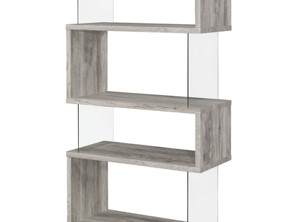 Elias - 4 Shelf Bookshelf With Zigzag Design