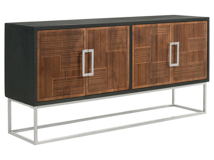 Washoe - 4 Door Accent Cabinet - Walnut