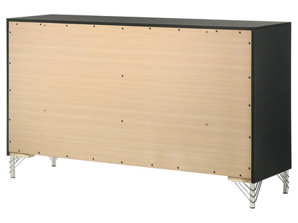 Malcolm - 6 Drawer Dresser Cabinet - Black