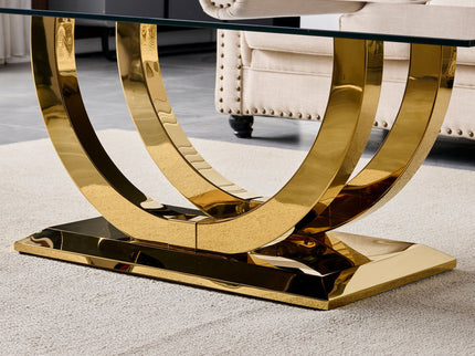 Rectangular Coffee Table With Base