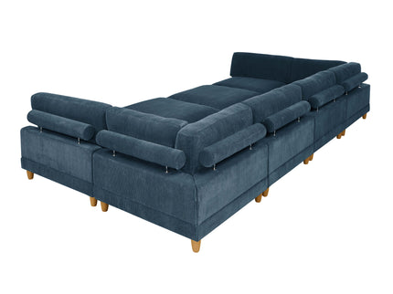 Modern Modular Sectional With Adjustable Back Support