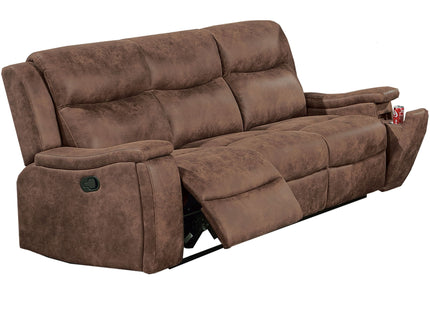 Modern Manual Motion Living Room Set & Hidden Cup Holders