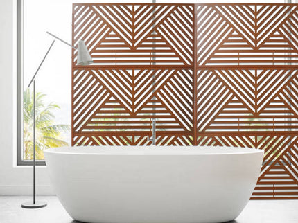 Freestanding Outdoor & Indoor Freestanding Metal Privacy Screen
