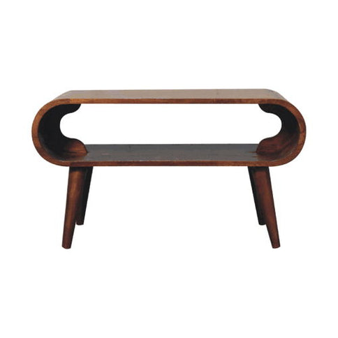 Solid Wood Open Coffee Table