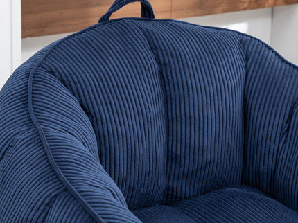 Giant Bean Bag Chair Sofa For Living Room - Dark Blue