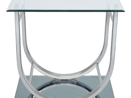 Garrett - 2 Piece Coffee Table Set - Chrome