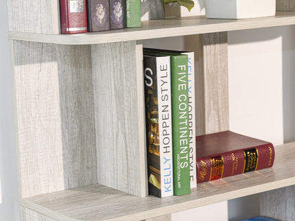Modern 5 Tier Open Storage Bookcase