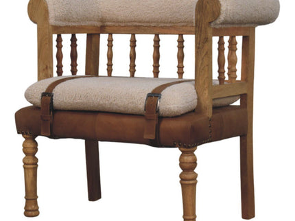 Strapped Hallway Bench