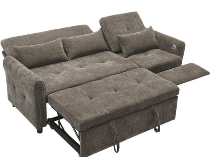 3 Seater Sofa Bed And Reversible Recliner