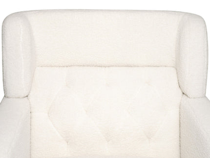 Upholstered Accent Chair Tufted Armchair For Living Room And Bedroom