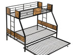 Black / Twin over Full / Trundle