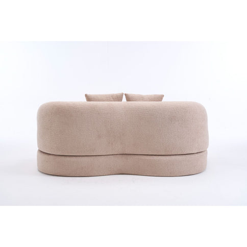 Foldable Sofa Bed, Boneless Couch Convertible Sleeper With 4 Pillows