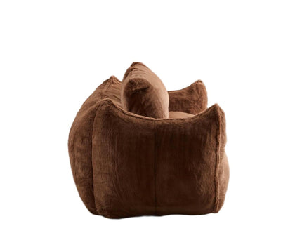 Giant Bean Bag Couch, Ultra Soft Fluffy Loveseat For Living Room