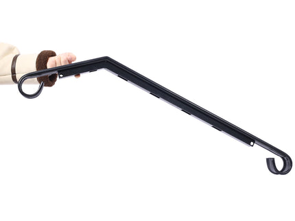 Handrails For Outdoor Steps, Fit 2 Or 3 Steps Outdoor Stair Railing, Wrought Iron Handrail, Flexible Porch Railing, Transitional Handrails For Concrete Steps Or Wooden Stairs