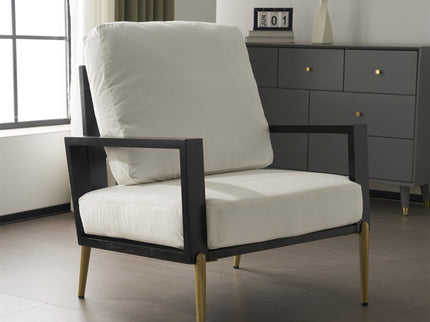Modern Armchair With Solid Wood Frame