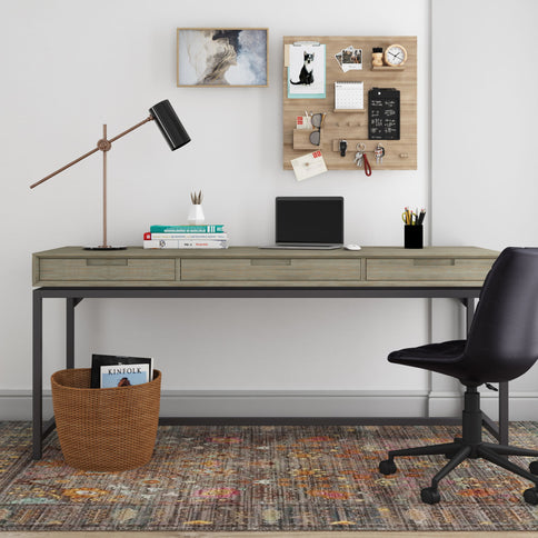 Banting - Mid Century Wide Desk, Handcrafted