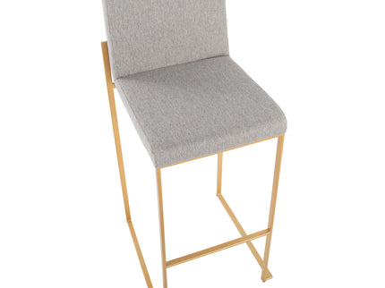 Fuji - Contemporary Design High Back Barstool