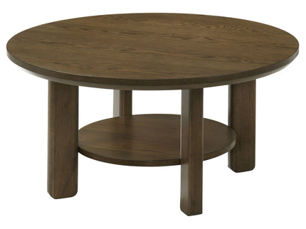 Crispin - Round Table With Lower Shelf