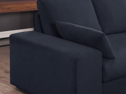 Joshua - 100" Sectional Sofa with Right Facing Chaise and Console Ottoman