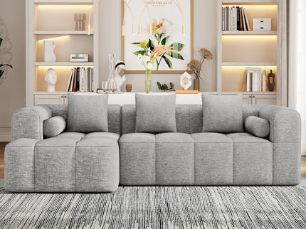 Sectional Free Combined Sofa With 2 Side Pockets