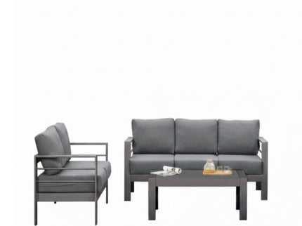 Outdoor Patio Set All-Weather With Thick Cushions