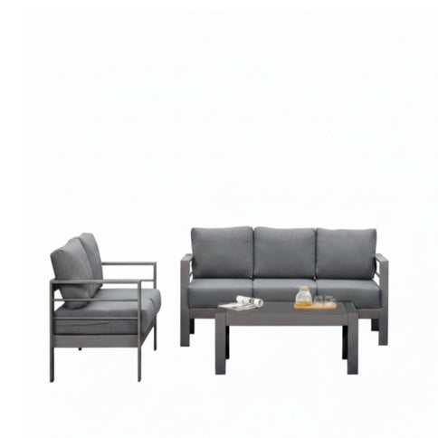 Outdoor Patio Set All-Weather With Thick Cushions