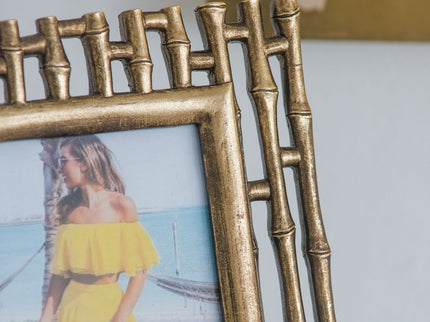 Photo Resin Frame, Opening (Set of 2) - Gold