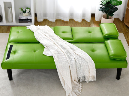 Sofa Bed With Foldable Design And Cup Holder