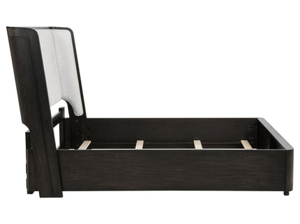 Bangor - Wingback Bed With Upholstered Headboard