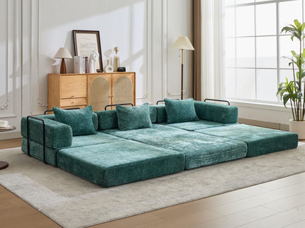 Convertible Floor Sofa Bed, Boneless Modular Sectional Sofa For Living Room