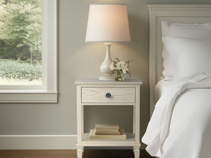 Victoria - Bedside Table With Drawer And Shelf