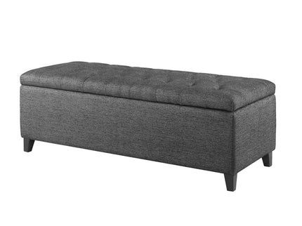 Elegant Design Tufted Top, Soft Close Storage Bench