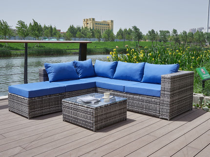 Patio Sofa With Cushions