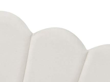 Upholstery Daybed Frame With Shell Shaped Backrest