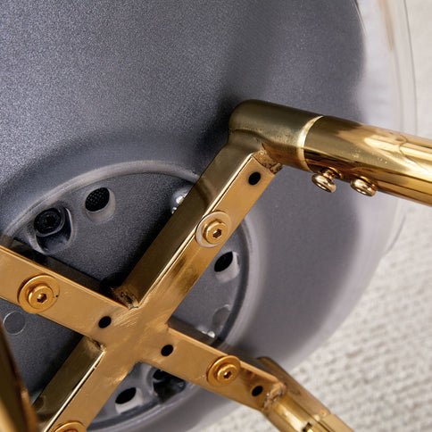 Stylish Upholstered Bar Chairs With Metal Leg