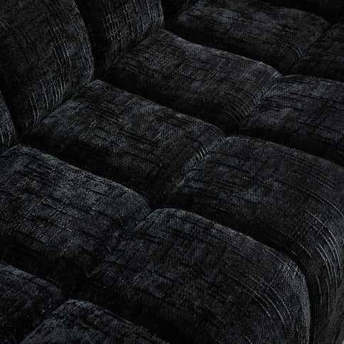 Quilted Cloud Sofa With Rounded Armrests And Piano Key Backrest Design