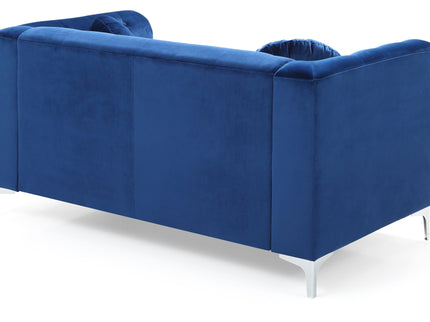 Stylish Sloped Arm Loveseat