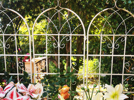 Metal Garden Rustproof Trellis For Climbing Plants Outdoor Flower Support