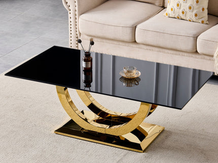 Rectangular Coffee Table With Base