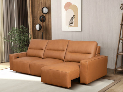 Grant - Triple Power Convertible Sofa - Cognac