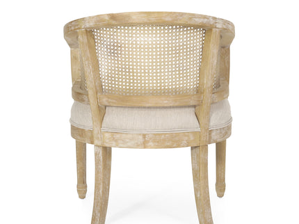 Curved Backrest Accent Chair