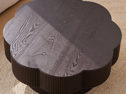 Modern Plum Blossom Shaped Coffee Table With Storage