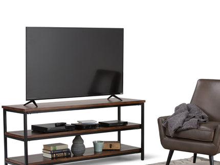 Skyler - TV Media Stand - Dark Cognac Brown