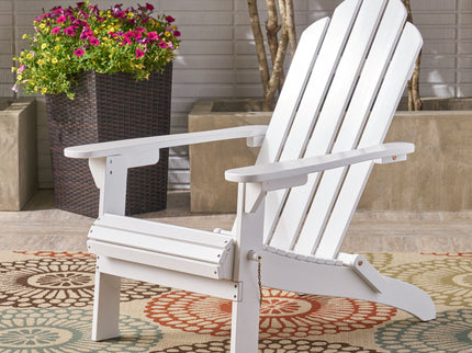 Aurascape - Outdoor Acacia Wood Foldable Adirondack Chair