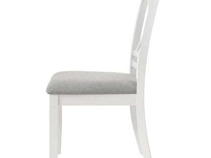 Evanston - Cross Back Dining Side Chair (Set of 2) - White