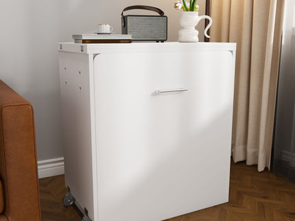 Folding Desk With Mirror And Storage Stol For Bedroom